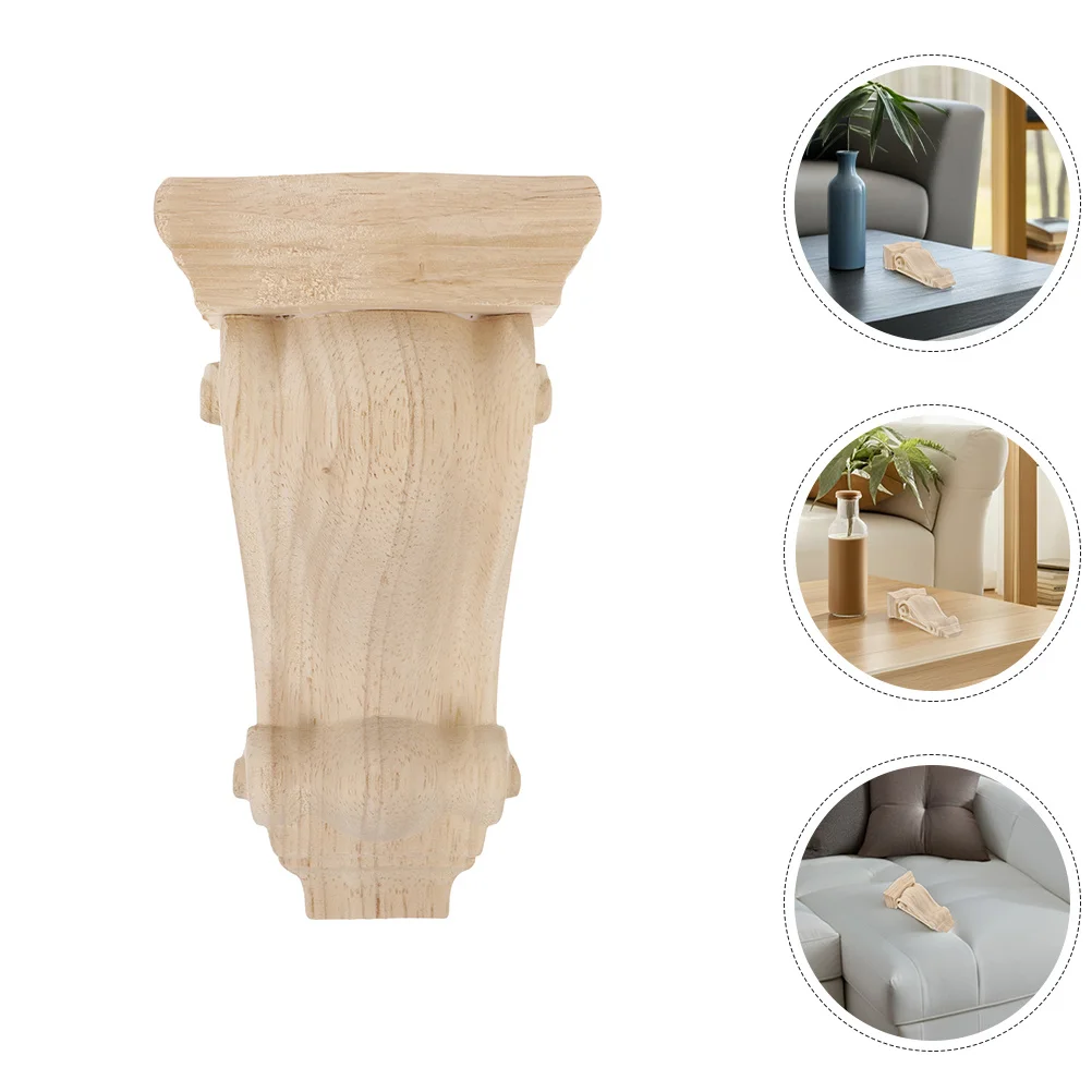 

Carving Corbels European Style Wooden Corbel Decorative Wood Corbel Roman Column Corner Flower for Walls Doors Windows Home