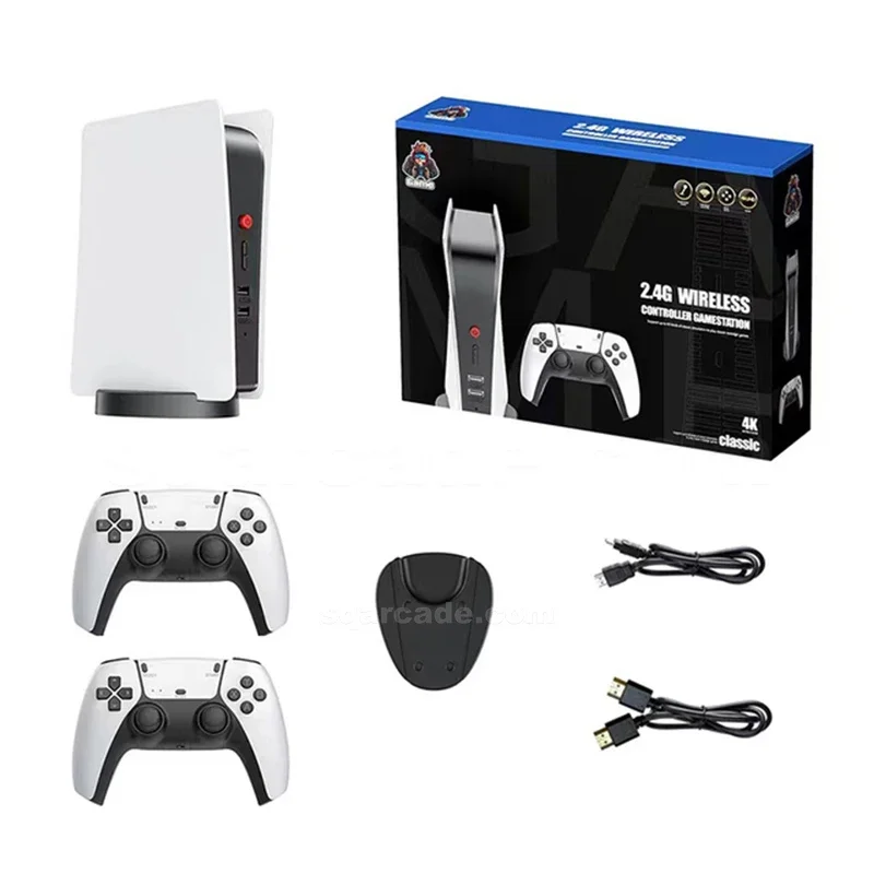 

4K 3D PS 5 Video Game Console 128GB 2.4G Wireless Controller Android M5 Retro Classic Game Console 15000/20000 Games