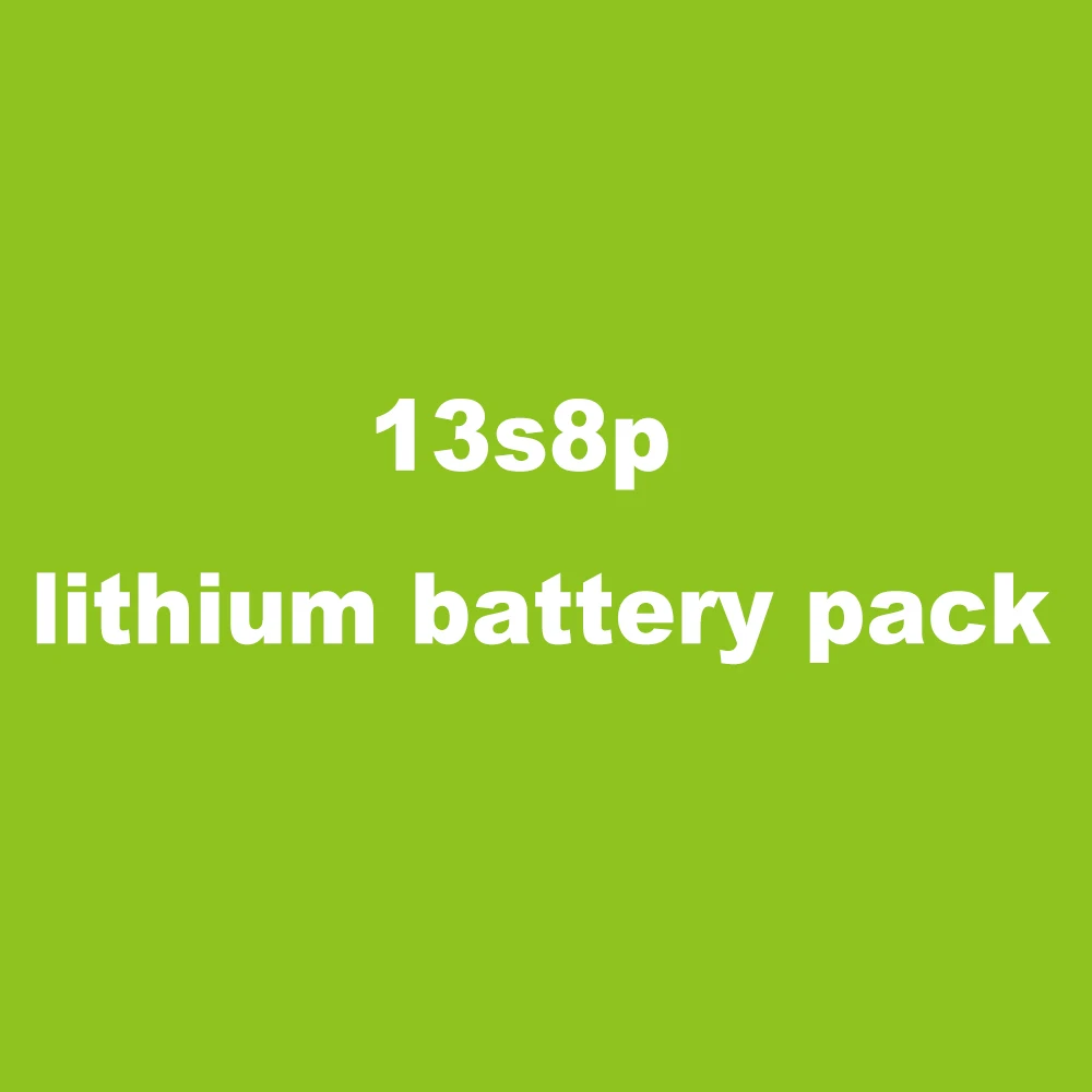 

48V 30Ah 30000mAh 18650 13S8P lithium battery pack large capacity suitable for 48V 250-1500W built-in BMS+54.6V2A charger