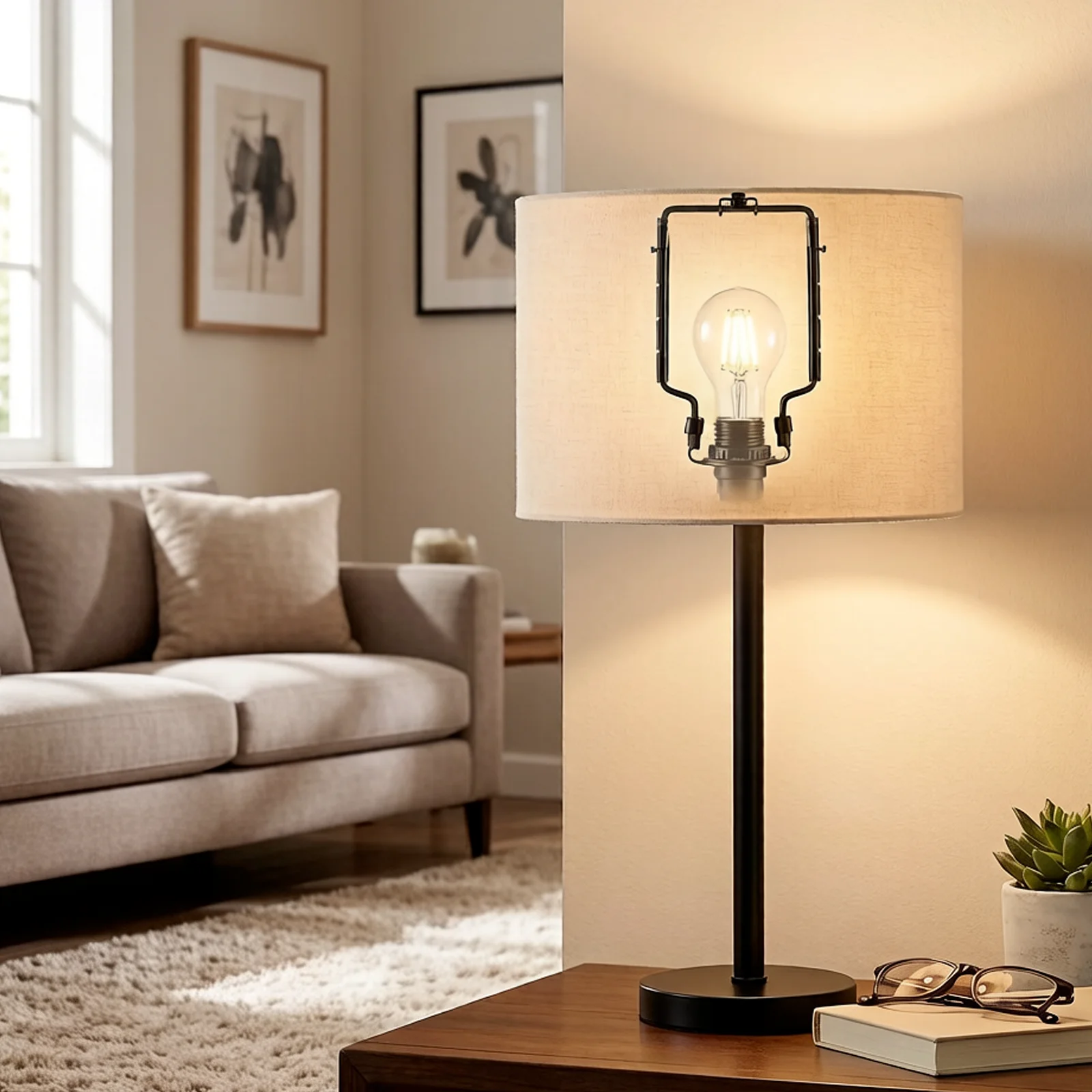 

Комплект для крепления лампы, регулируемый держатель для абажура 7/8/9/10 дюймов, в комплекте фурнитура: каркас-арфа и наконечники, стандартное крепление-седло.