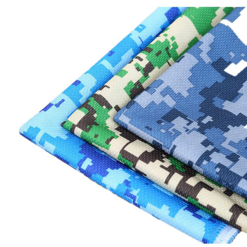 Camouflage Printing Instant Cooling Towel Reusable Sports Fitness Gym Yoga Chill Towel Cold Towel (Dark Blue)