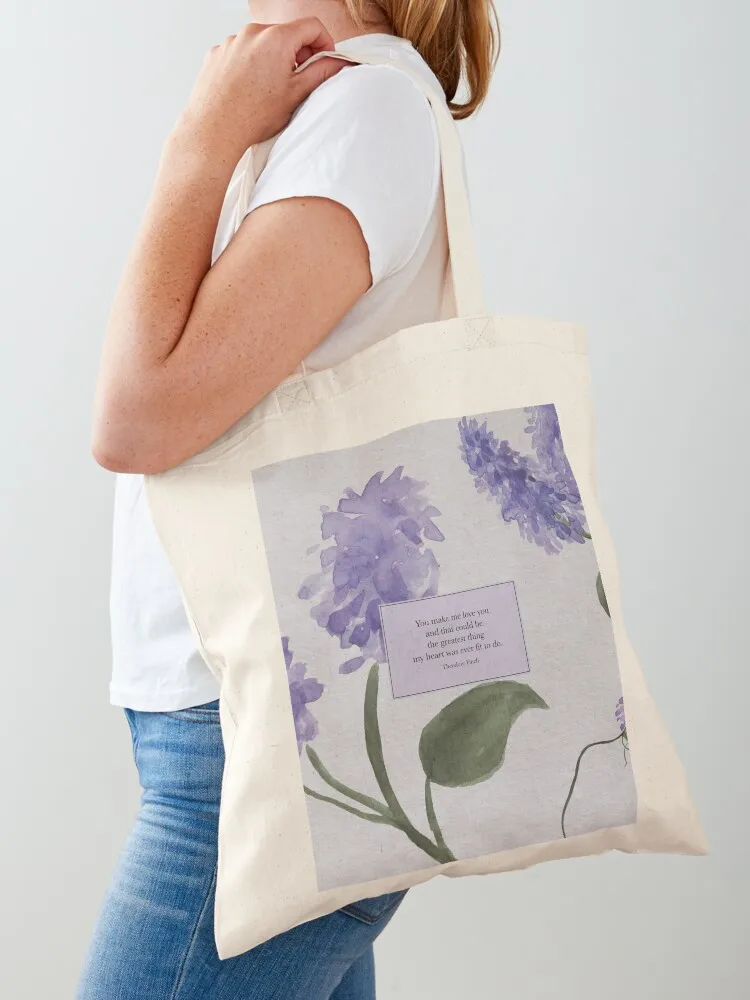 

You make me love you... - Theodore Finch. All The Bright Places. Tote Bag Canvas bag for women foldable reusable bag canvas tote