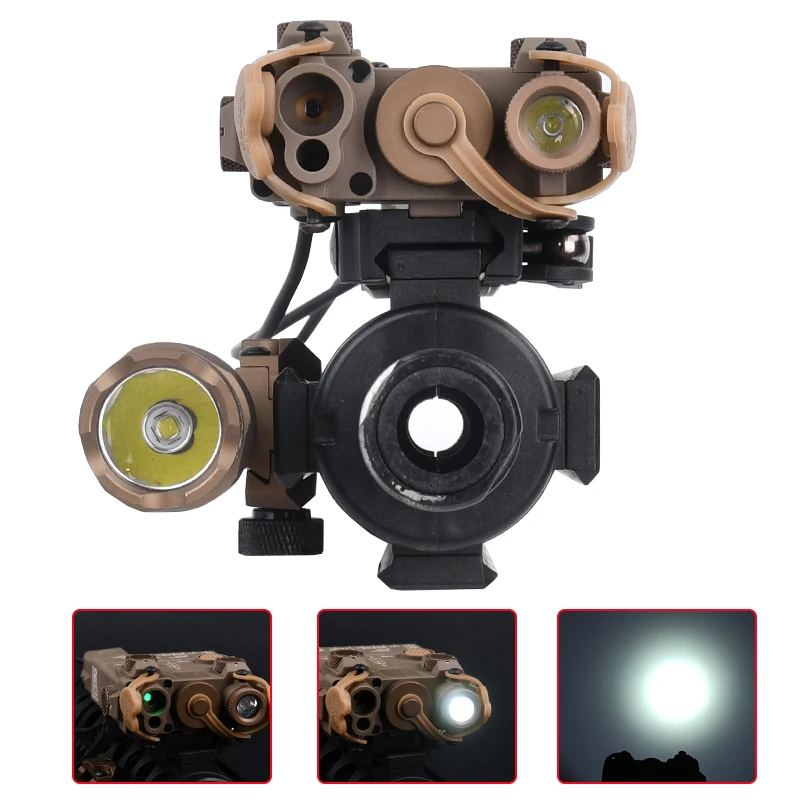 Surefir WADSNM600 M600C M300 M300A Airsoft Powerful Flashlight Tactical DBAL Red Green Blue Dot Hunting Airsoft Dual Control PEQ