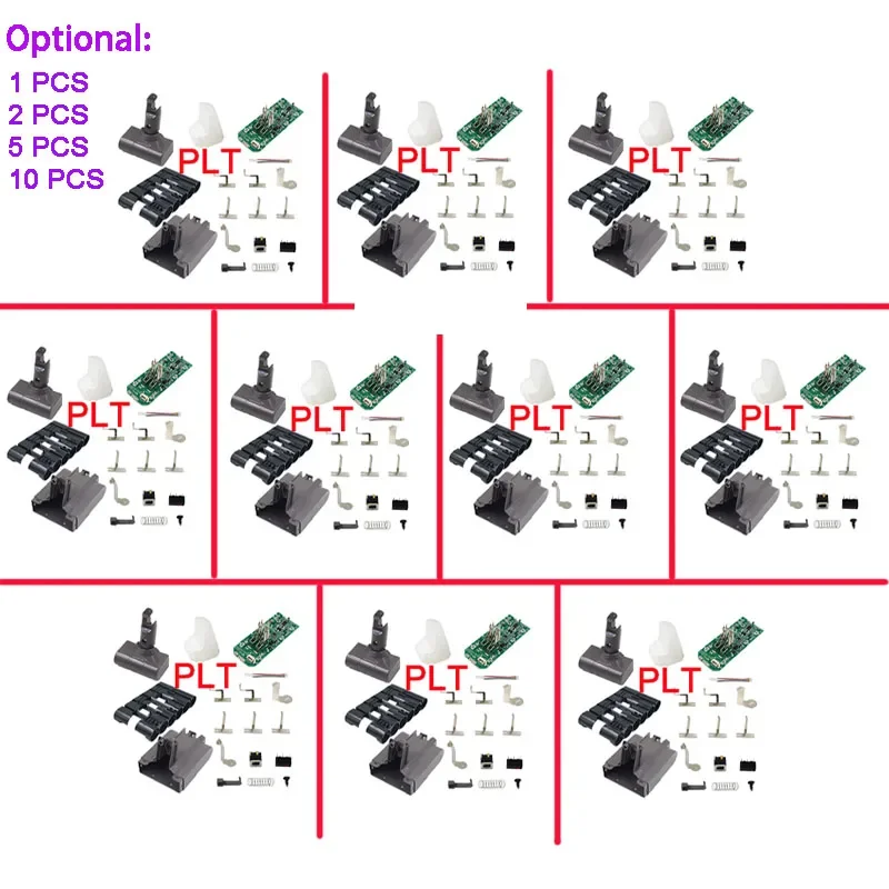 dawupine V6 Li-ion Battery Plastic Case Charging Protection Circuit Board PCB For Dyson 21.6V DC58 DC62 DC63 DC72 Vacuum Cleaner