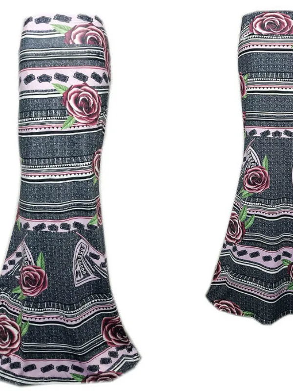 

Женская модная универсальная повседневная удобная юбка с принтом, закрывающая талию, сексуальная обычная юбка длиной до щиколотки Fi Tail Street Sle H...