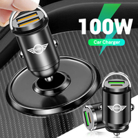 100W Micro Car USB Car Quick Charger Lighter Car Charger Convert Plug For BMW MINI Cooper One S JWC R55 R56 F56 R57 R58 R59 R60