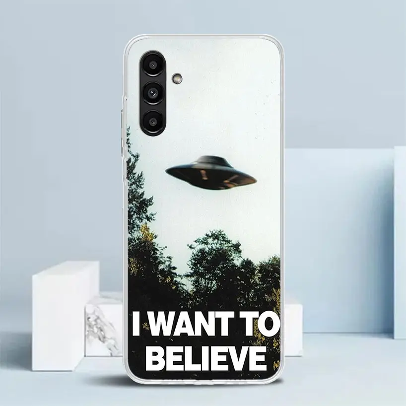 The X Files I Want to Believe Phone Case For Samsung Galaxy A55 A54 A52 A53 A15 A14 A12 A13 A25 A24 A22 A23 A35 A34 A32 A33 A04S