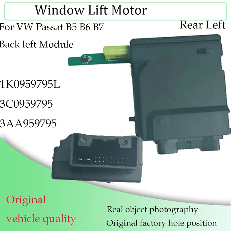 Auto Raamheffer Motorbesturingsmodule Voor Volkswagen Passat B5 B6 B7 Achterdeur OE 1K0959794L 1K0959795L 3C0959794 3C0959795