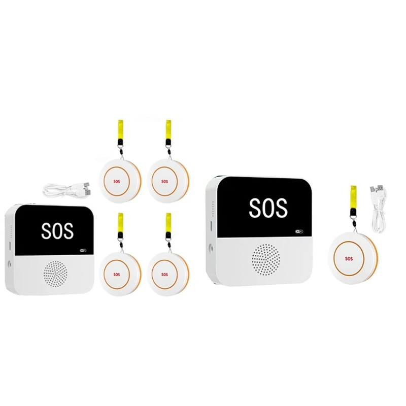 Bezprzewodowy Wifi starszy opiekun Pager SOS przycisk alarmowy SOS System ostrzegania dla seniorów pacjentów w podeszłym wieku