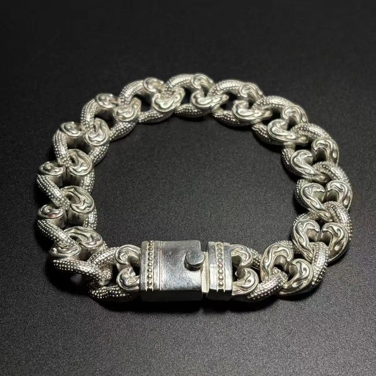 

Лидер продаж, тибетский серебряный браслет, мужской и женский тибетский серебряный узор, винтажный тибетский серебряный браслет, властные подарки