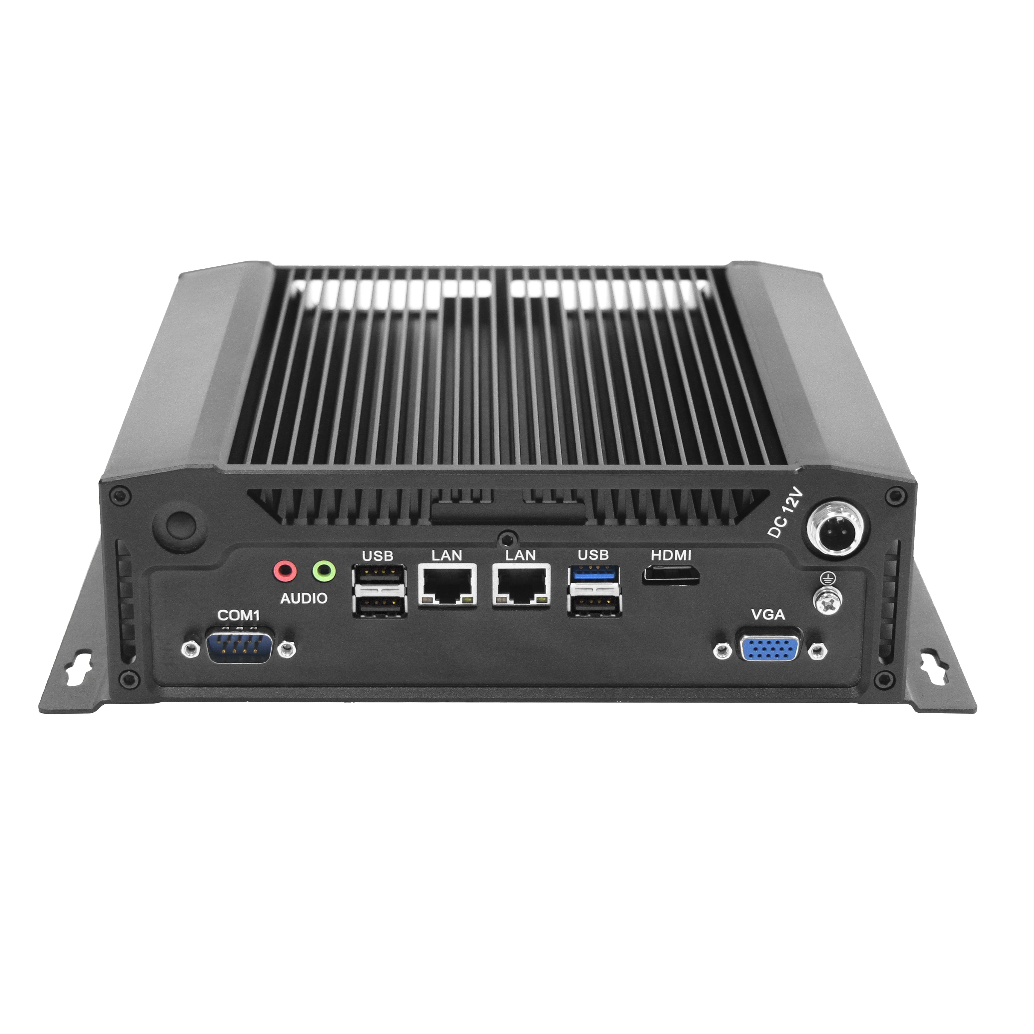 Fanless J1900 Win 10 8+512GB Industrial Mini PC 6USB Embedded OPS Computer Mini Pc