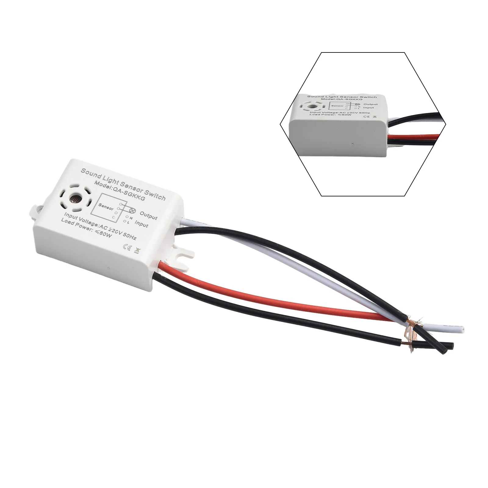 Indoor Automatic Voice Control Sensor Switch 220V Sound Sensor Switch for Corridors Stairwells Bathrooms and Warehouses