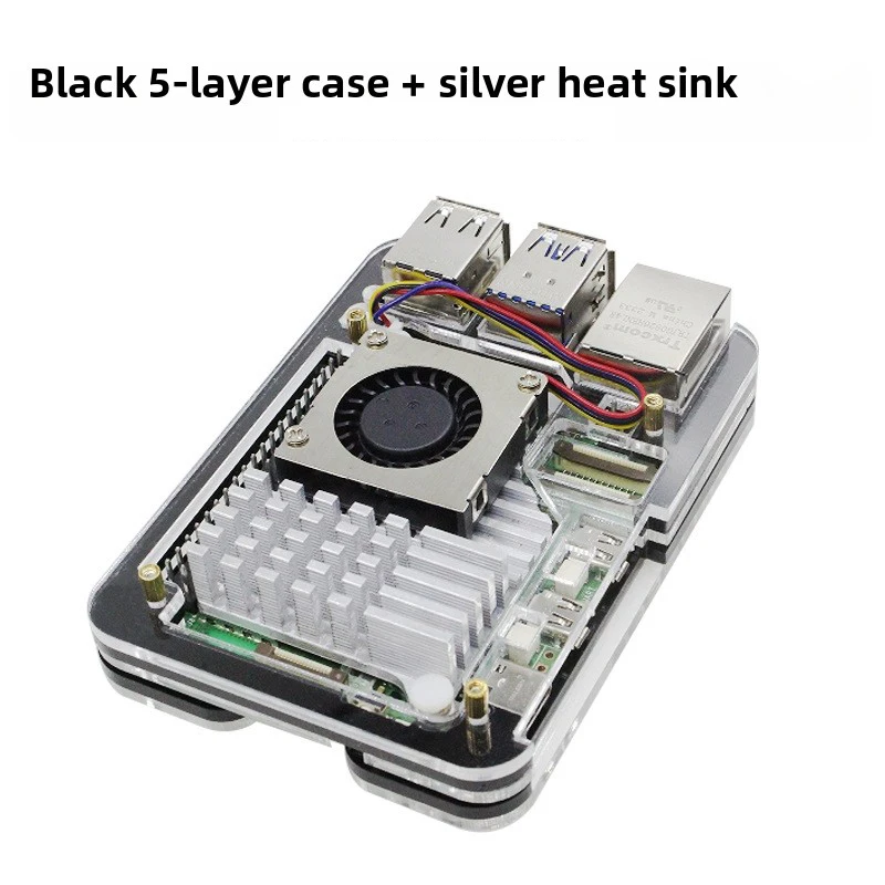 لراسبيري بي 5 حافظة 5 طبقات أكريليك خفيفة الوزن محمولة 5 طبقات حافظة أكريليك مبرد نشط متوافق مع مبرد نشط