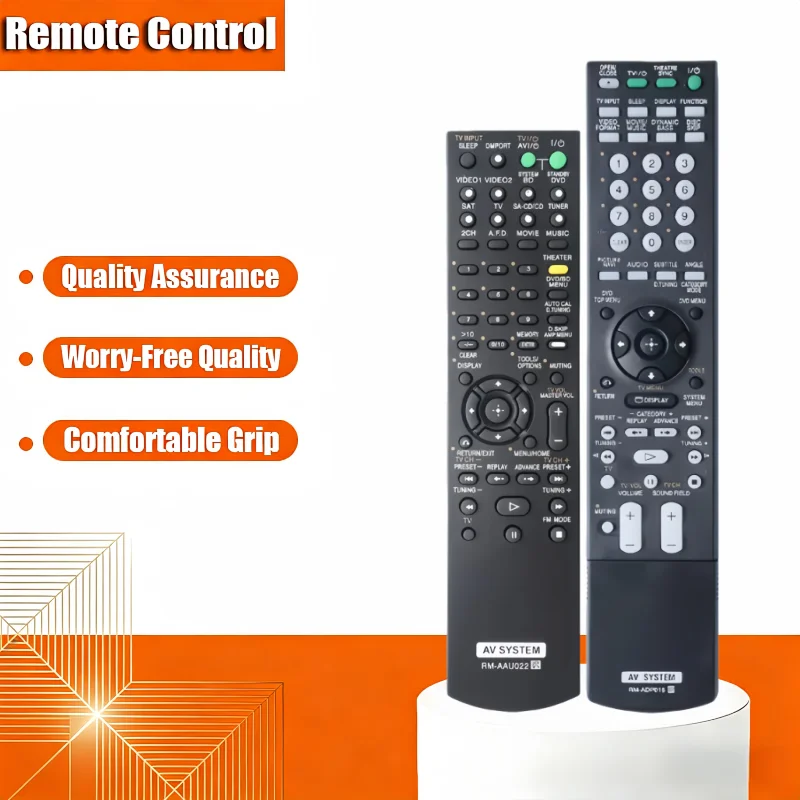 

RM-AAU022 Replaced Remote Control for SONY AV System TV RM-AAU020 STR-KS2300 STR-DG520 RM-AAU019 STR-DG520B STR-DG710