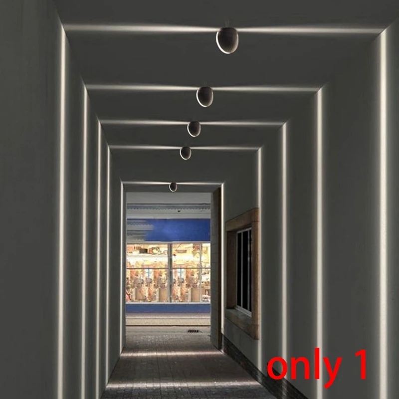 1 Stuk Gangpad Hotel Bar Ktv Home Decor Commerciële Led Aluminium Project Gebouw Lijn Lamp Wit