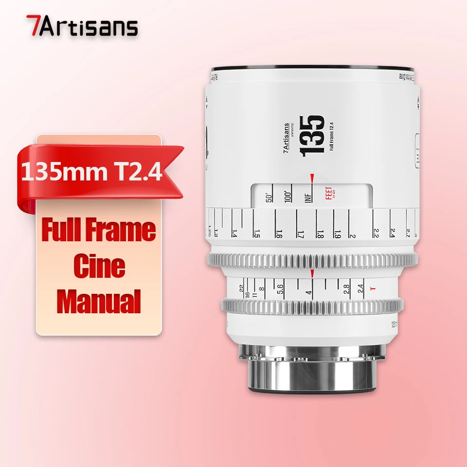 7artisans INFINTE Full Frame 24mm 35mm 50mm 85mm 105mm T2.1 16mm T2.5 135mm T2.4 Cine Camera Lens voor Fotografie EF PL-mount