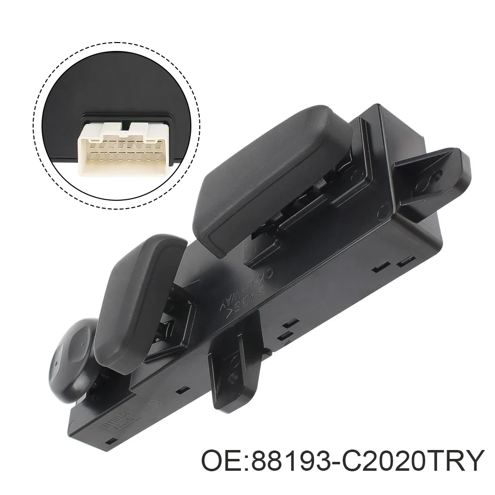 Black Power Seat Switch Aftermarket Seat Switch Quality ABS Material User-friendly Installation Seamless Functionality