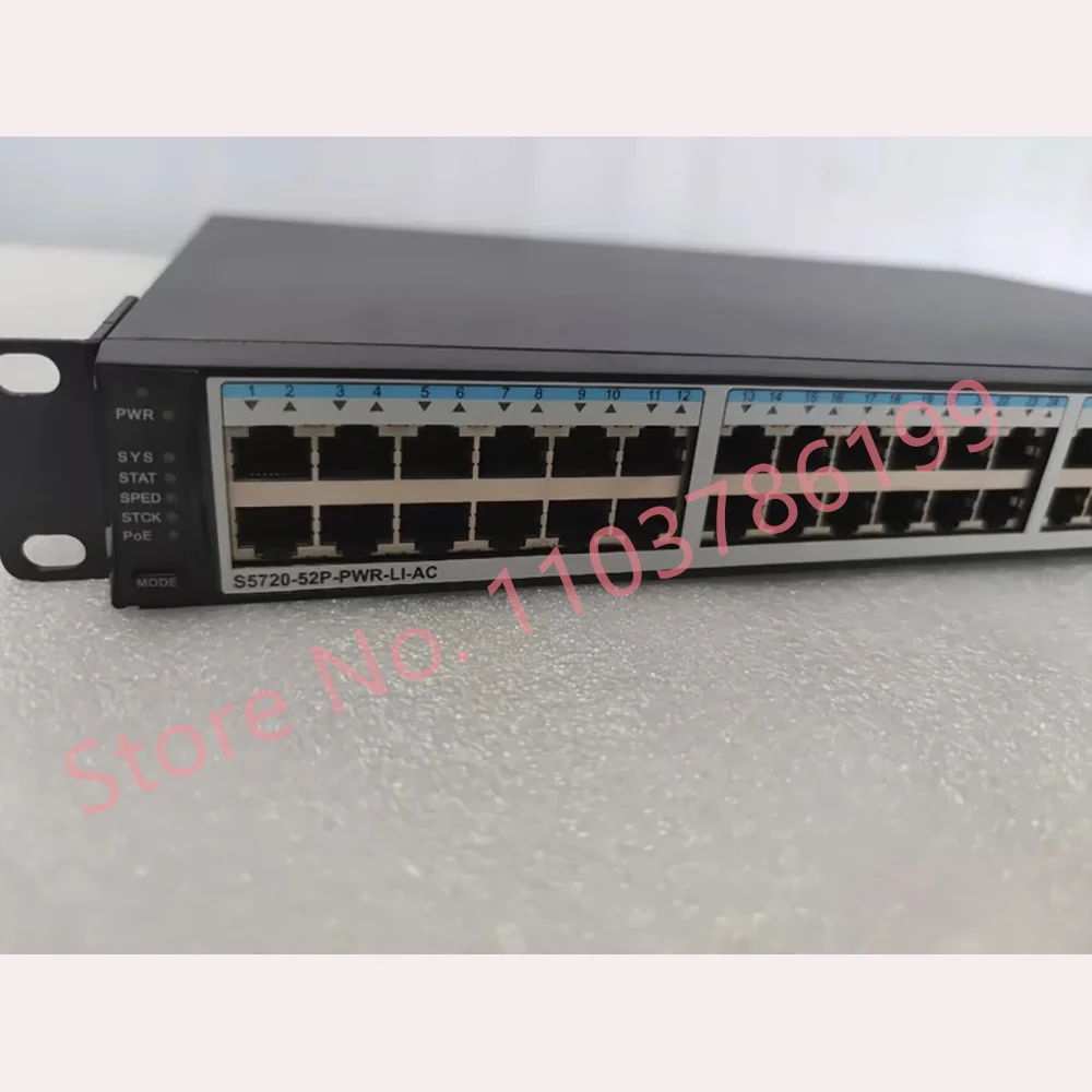 

S5720-52P-PWR-LI-AC For HUAWEI 48 port Gigabit POE power supply 4 SFP optical network switches