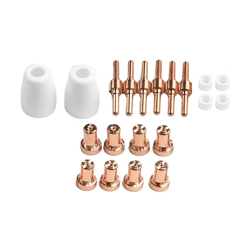 CUT40 Compatible Parts Plasma Consumables Kit Standard Size Complete Consumables Kit For CT418 Machine For JG-40 Torch