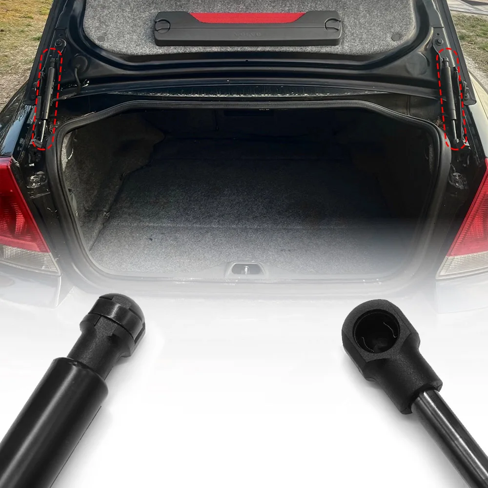 2 Buah Aksesori Mobil untuk Volvo S60 2001-2009 Belakang Mobil Bagasi Ekor Gerbang Tailgate Boot Gas Spring Lift Mendukung Guncangan Struts