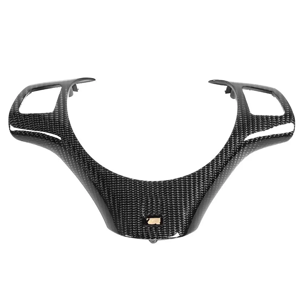 

Carbon Steering Wheel Cover Modified Lower Trim Fits for 1 /3-Series E90 E92 E93 E82 car styling