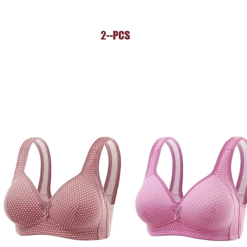 

Thin Comfortable Printed Large Size Pregnant Women's Nursing Underwear Without Steel Rings Breathable Adjustable Women's Bra