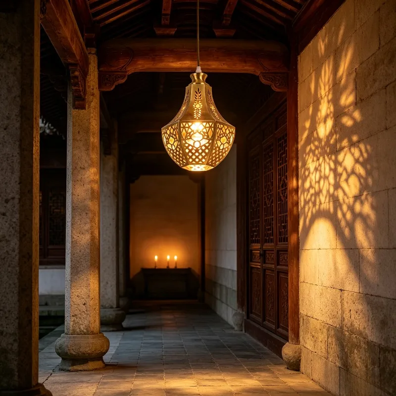 Moroccan Vintage Pendant Lights Designer Artistic Hanging Lamps Living Room Bedroom Restaurant Corridor Decor Ceiling Chandelier