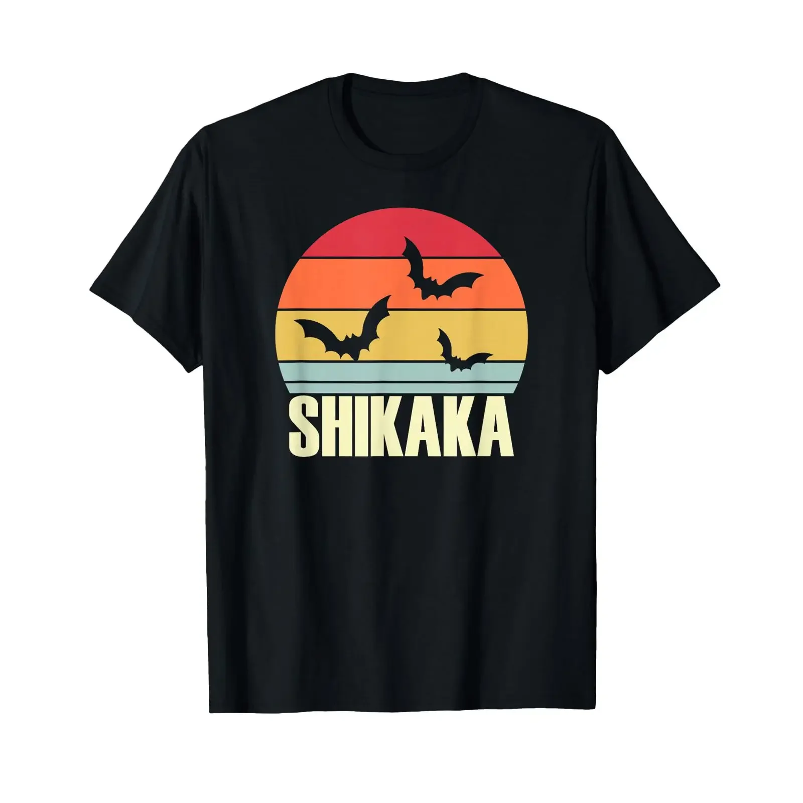 Футболка SHIKAKA в винтажном стиле, слегка мягкая, повседневная, дышащая, дизайнерская одежда для мужчин, удобная и универсальная.