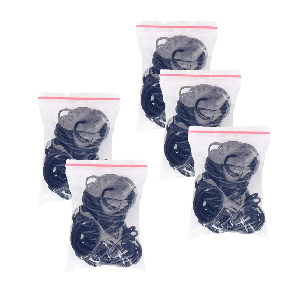 

500 Pcs Black Rubber Bands High Quality Natural Compact Light Weight Cost Effective Tattoos Machine Parts Supplies Accessories