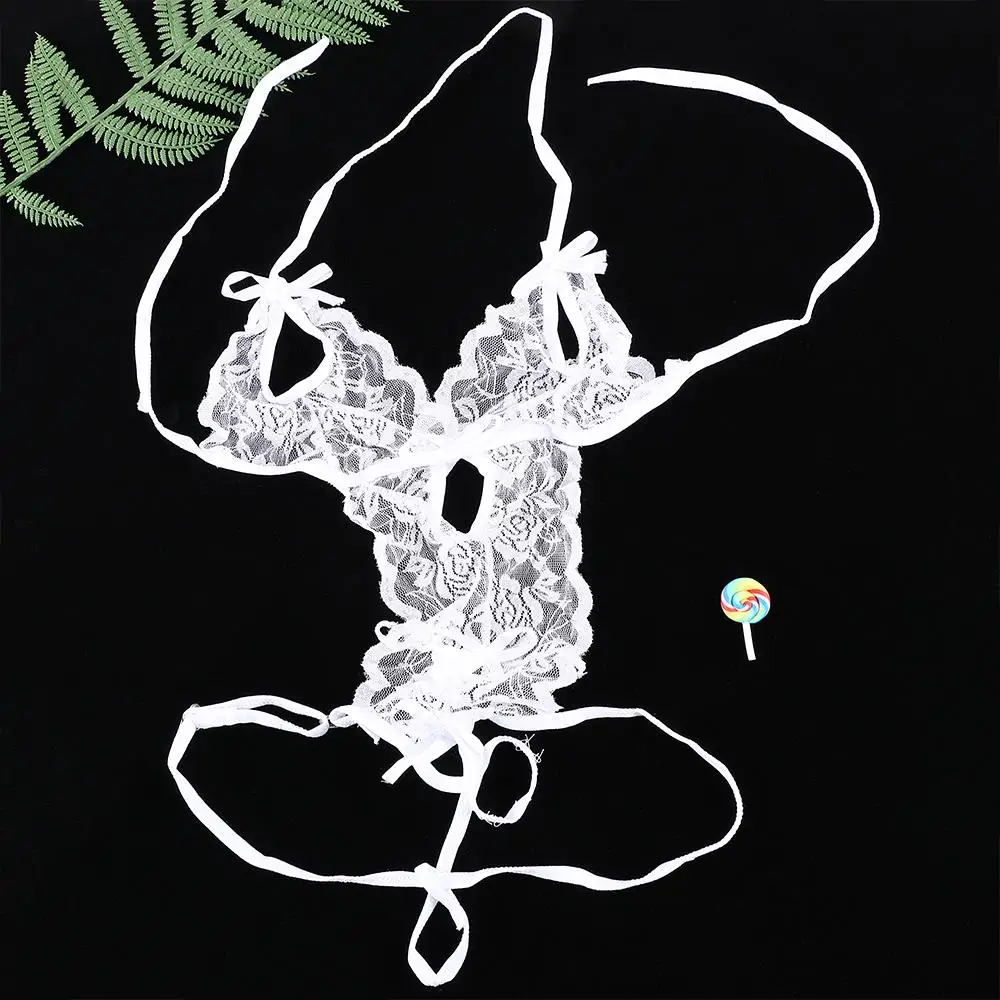 

Модное нижнее белье с открытой промежностью и висящей шеей, кружевное нижнее белье с тремя точками