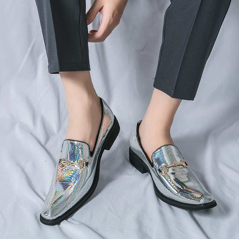 

Successful Men's Luxury High Quality Pointed Fashion Trend Comfortable Business Dating Casual Shoes Formal Party Leather Shoes