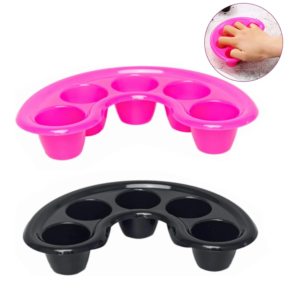 2 Pieces Professional Nail Soak Off Bowl Manicure Finger Soaking Bowl for Nail Soak Off Manicure Soaking Nail Polishing