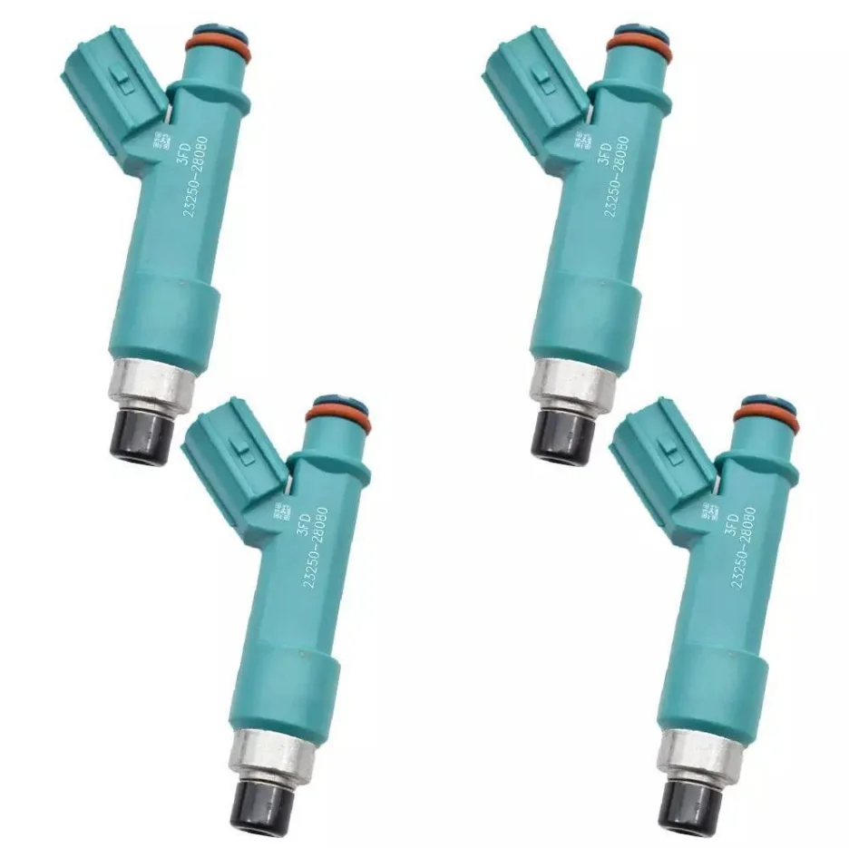 

4 PCS 23250-0H060 Fuel Injectors For Alphard Blade Camry Corolla Estima Mark X Zio Previa RAV4 Scion Tarago 232500H06