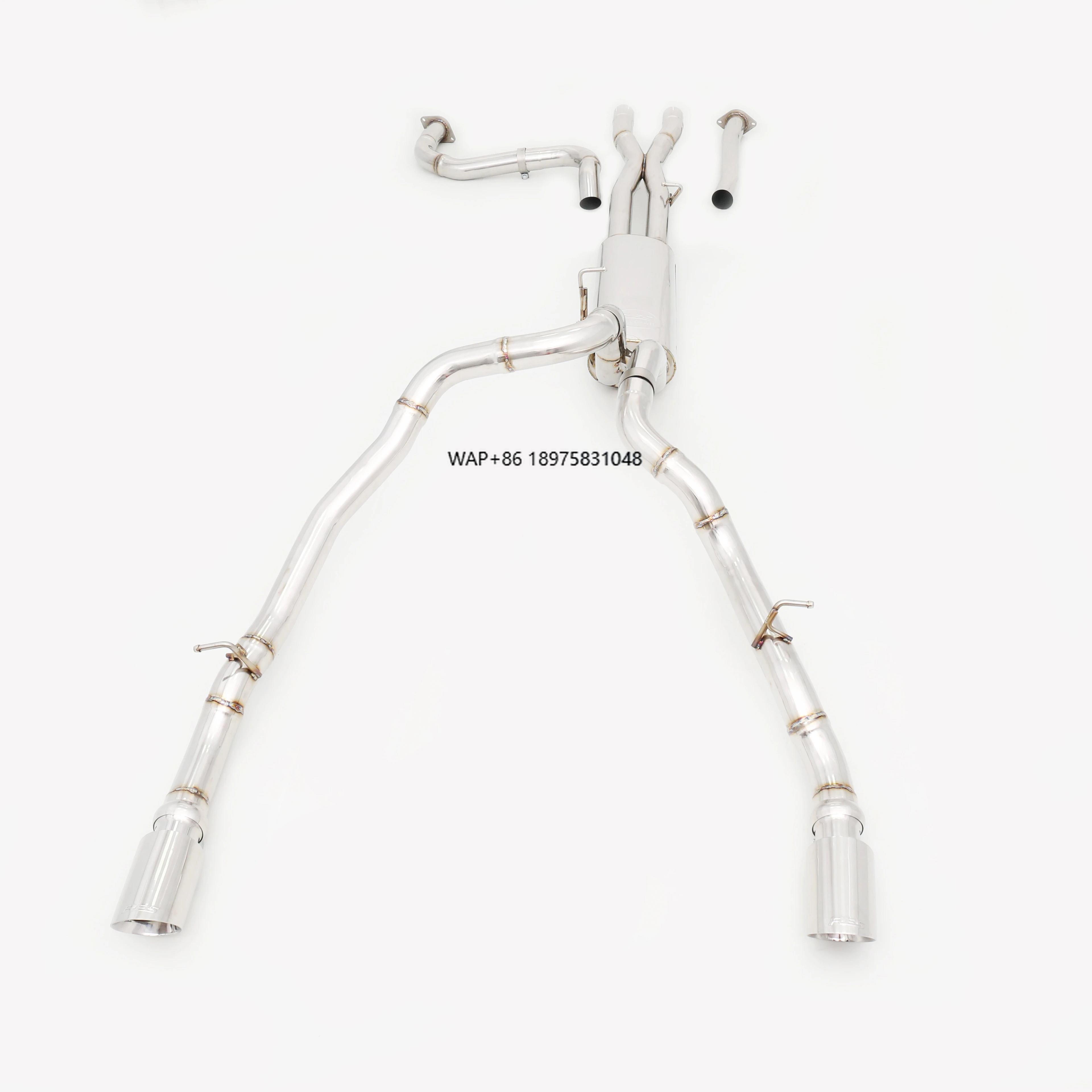 

Custom 304 Stainless Steel/Titanium Valved Exhaust System for TRX Premium Performance Exhaust Pipes