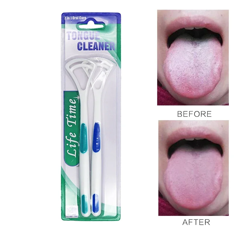 

1pc Pack Tongue Brush Tongue Cleaner Scraper Cleaning Tools Dental Oral Care Clean Dental Care Tongue Clean Tool Fresh Breath