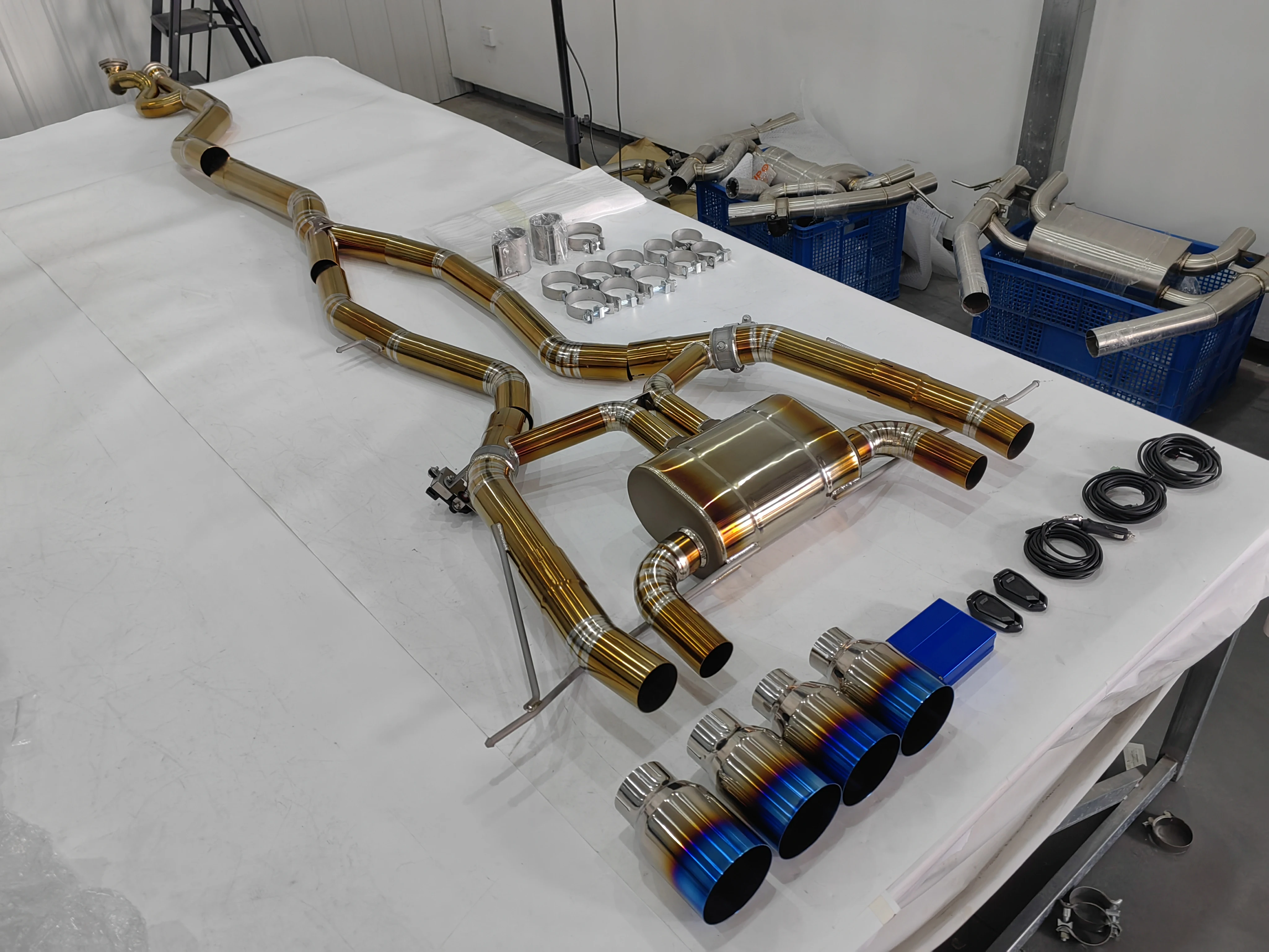 JTLD Exhaust Pipe Titanium Exhaust Valved Catback for  M2 G87 G80 G82 M3 M4 G8X Exhaust Valvetronic Catback
