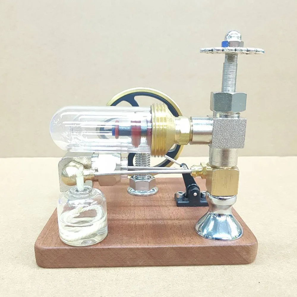Xuanke Power Stirling Engine Model, External Combustion Engine Kit for Physics Teaching Demonstration