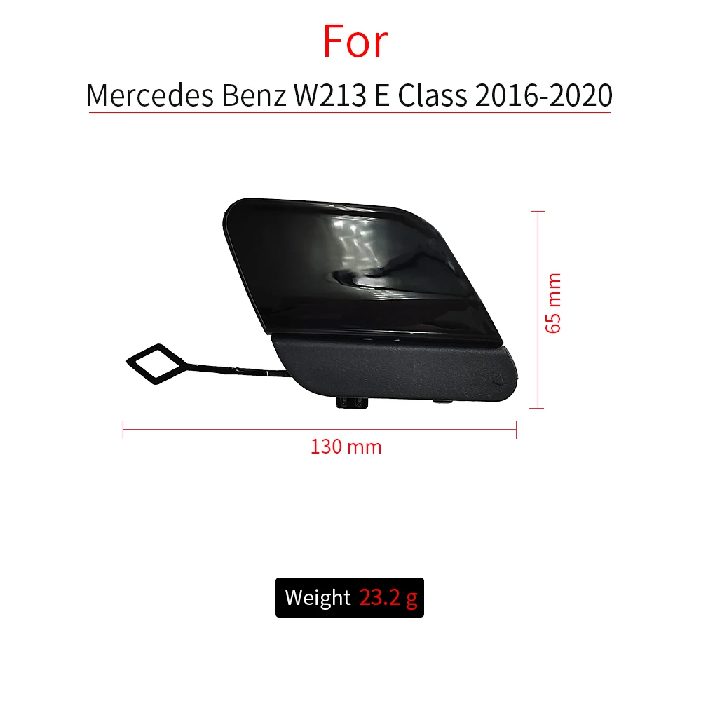 Voor Mercedess W213 Auto Achterste Sleepdeksel Bumper Sleephaak Cover Fit Benz E-Klasse E260 E300 E350 2038853701 2016-2019