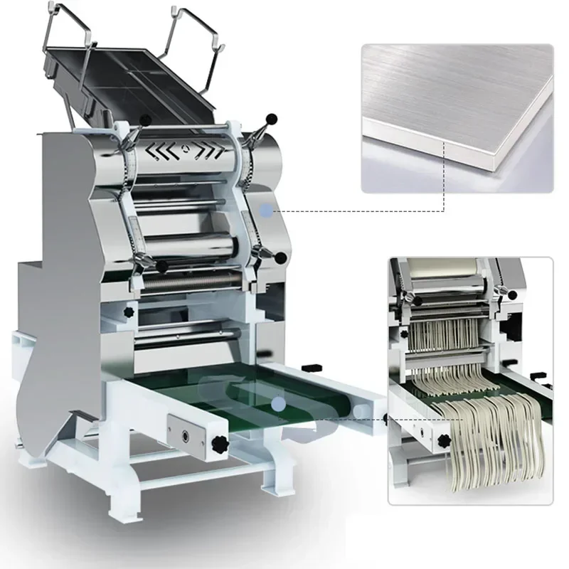 Large-scale Automatic Noodle Making Machine Dusting Stacking Machine Pressing Wonton Dumpling Skin Machine