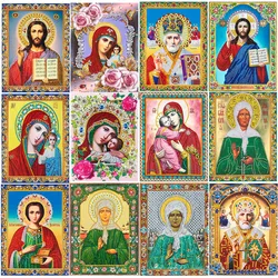 Religion Icon Leader 5D DIY Diamond Painting Mosaic True Religious Men Special Shaped Embroidery Diamond Rhinestone Home Decor