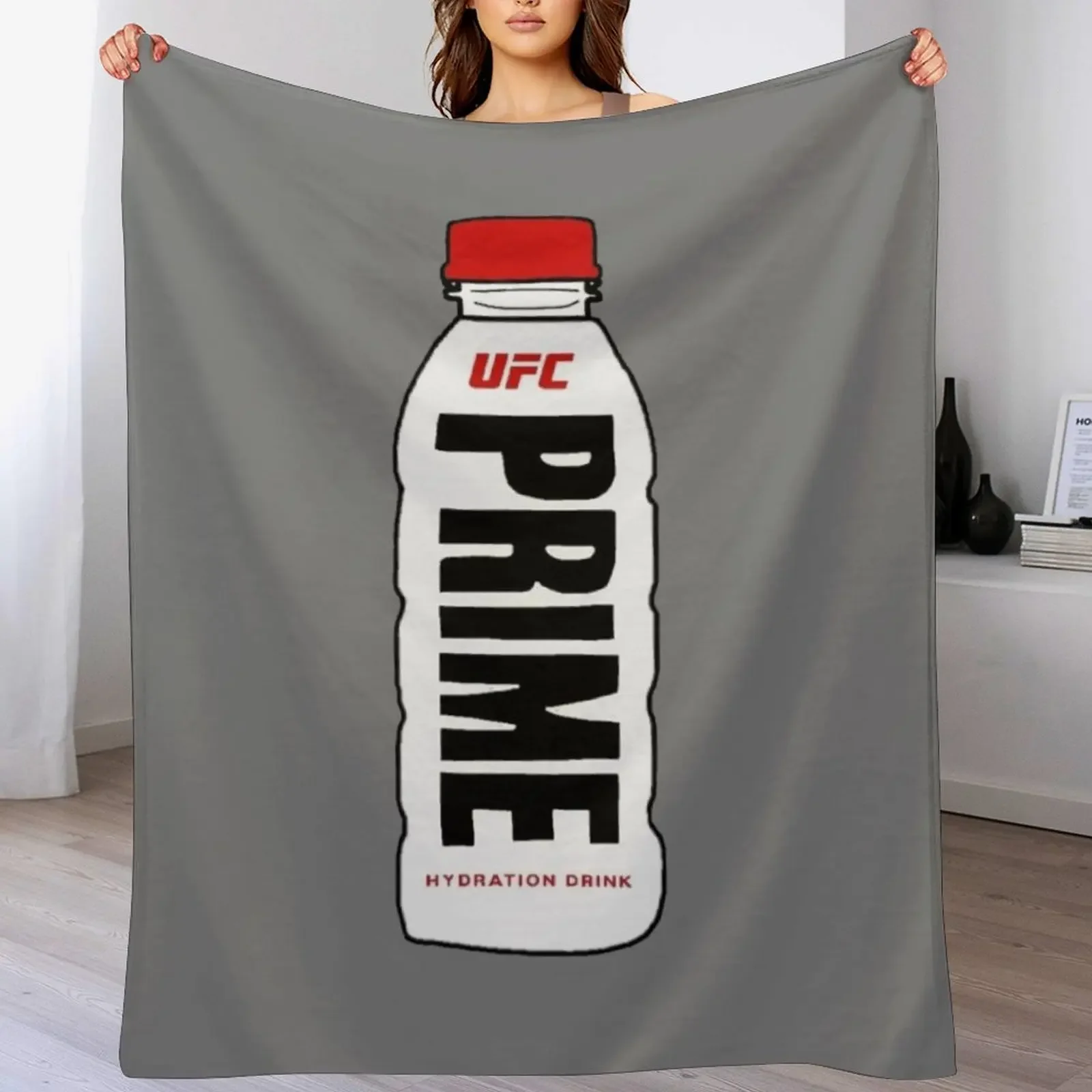 PRIME HYDRATION MMA BOTTLE Throw Blanket Soft Beds Sleeping Bag Loose Hair Blankets