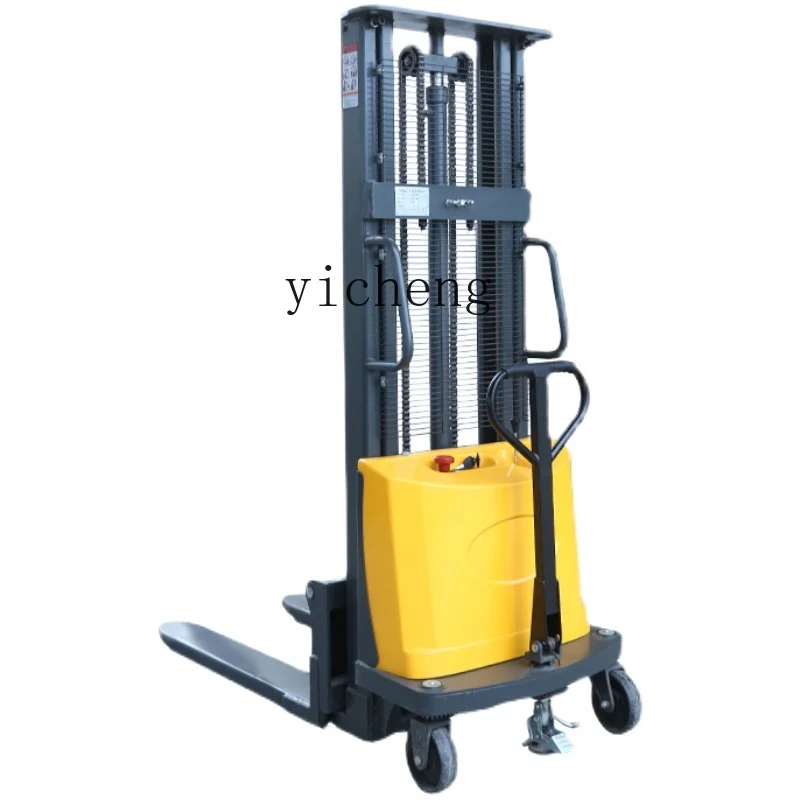 

ZYA semi-electric forklift 2 tons rechargeable lifting stacker 1 ton small loading and unloading truck