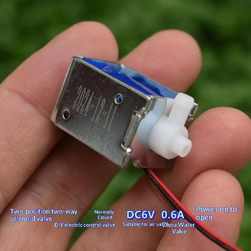 NEW 1/5Pcs Normally Closed Mini Air Solenoid Valve DC 5V/6V Mirco 2-position Water Valve Electrically Controlled Valve