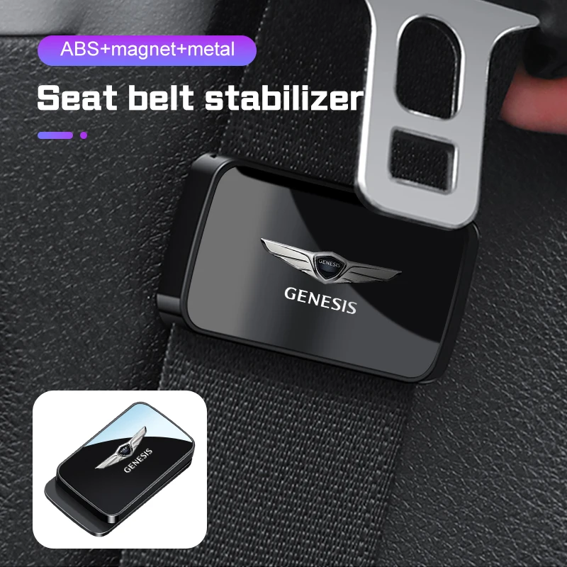 Support de ceinture de sécurité magnétique pour Genesis G70 G80 GV80 GV70 G90 EQ900 GV60 GV90 X, stabilisateur et clip de fixation, accessoires