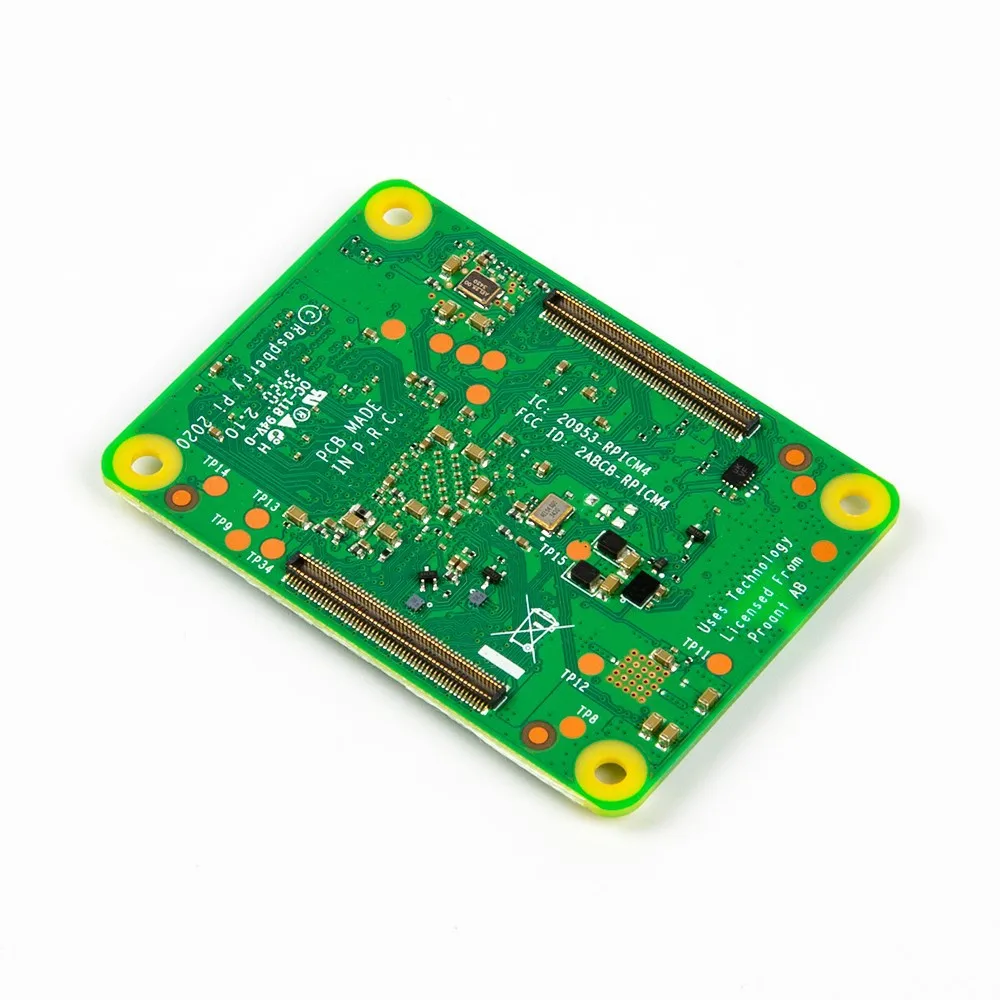 Raspberry Pi CM4 Compute Module 4 con 1G/2G/4G/8G RAM Lite/8G/16G/32G eMMC Flash opcional, soporte Wifi/Bluetooth CM4 Core Board