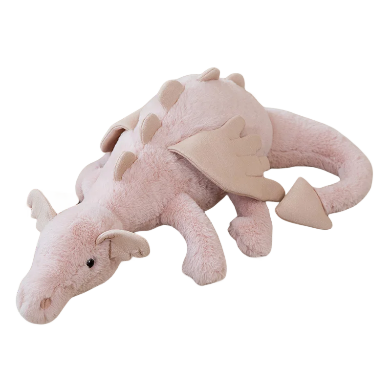 30/50/70/90Cm Vliegende Draak Action Figure Knuffel Vliegende Vleugels Dinosaurus Rag Pop Wit groen Blauw Roze Dinos Verjaardagscadeau