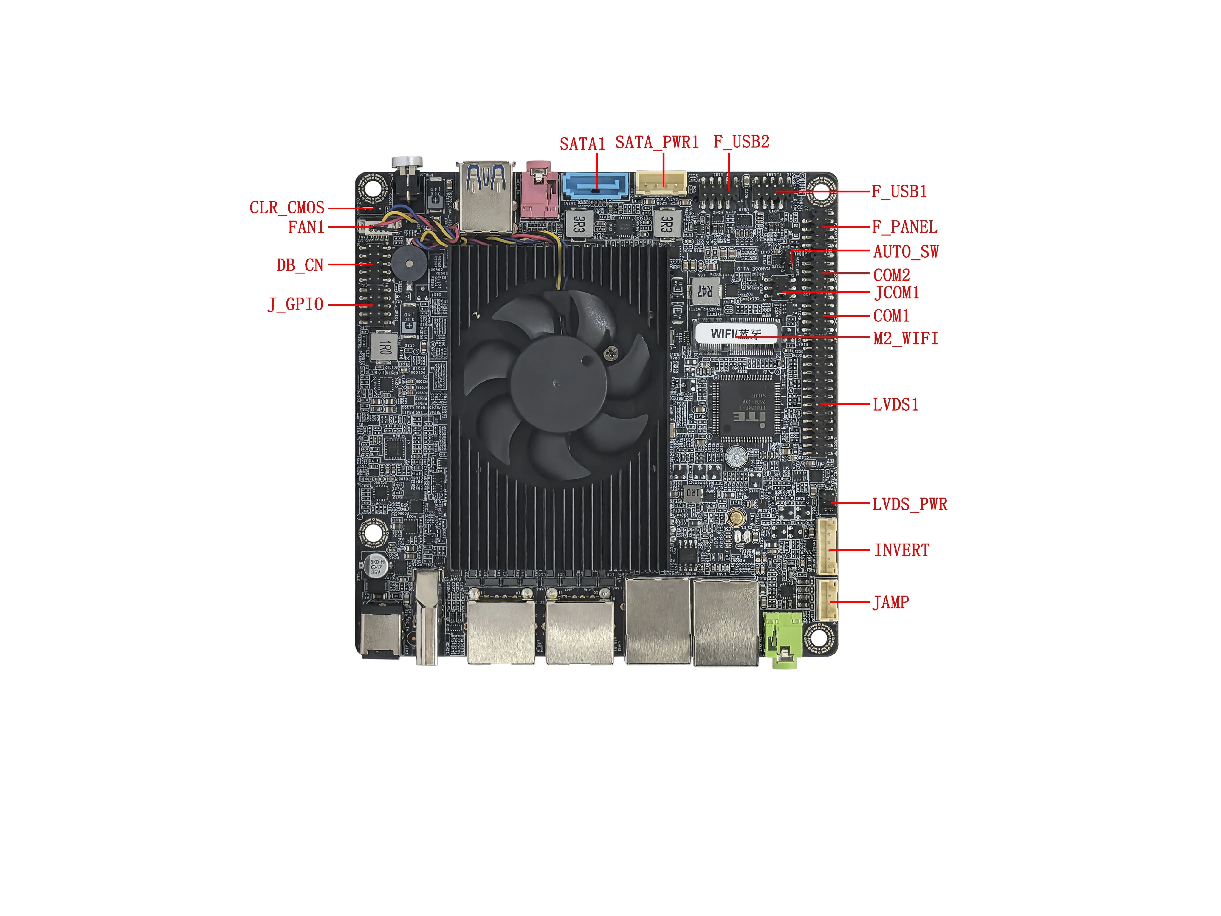 Elsky ODM NANO  Computer Motherboard with Processor J6412 Low Power Consumption Motherboard with 2/3/4 2.5 GbE LAN