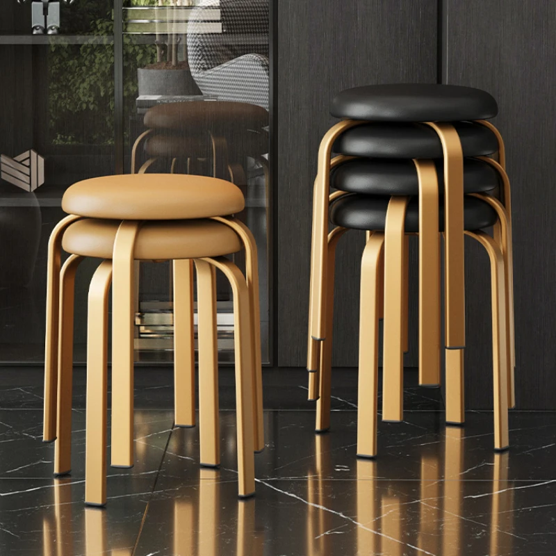 

Designer Makeup Kitchen Stool Vanity Hallway Adult Bedroom Portable Cute Office Dining Chair Sedie Sala Da Pranzo Room Furniture