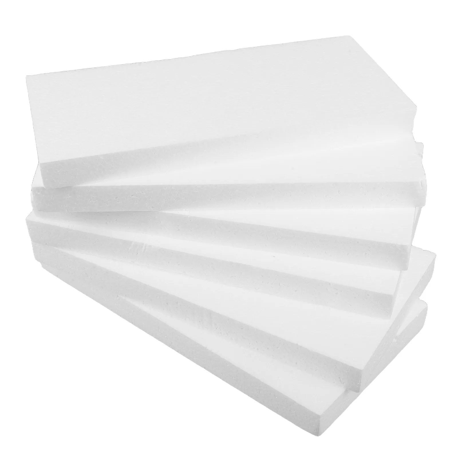 

10Pcs Polystyrene Foam Blocks 12x6x1inch Craft Carving Shapes Smooth Surface DIY Modeling Floral Design School Craft Art