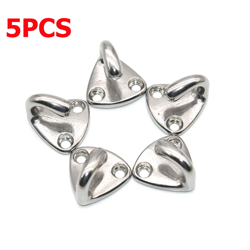 

5PCS 316 Stainless Steel Marine Fender Hook Boat Open Fender Hook Yacht Accessories for Boats and Awning